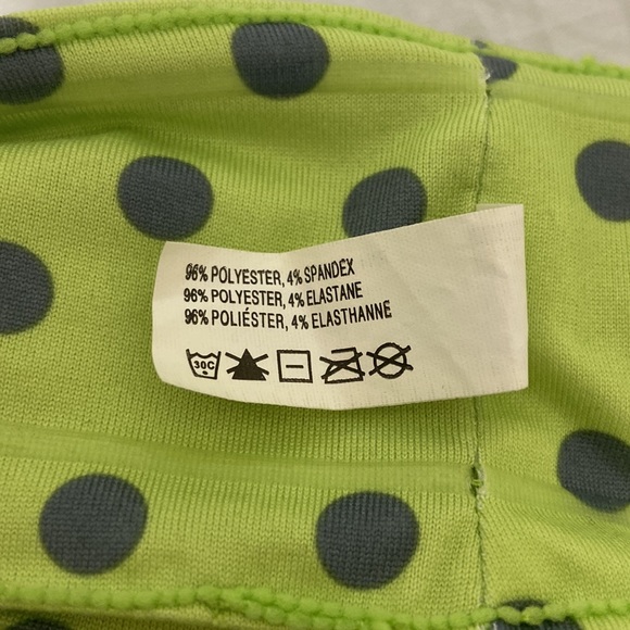 Women’s Nike polka dot green and gray headband with embroidered logo. One size. - Picture 4 of 6